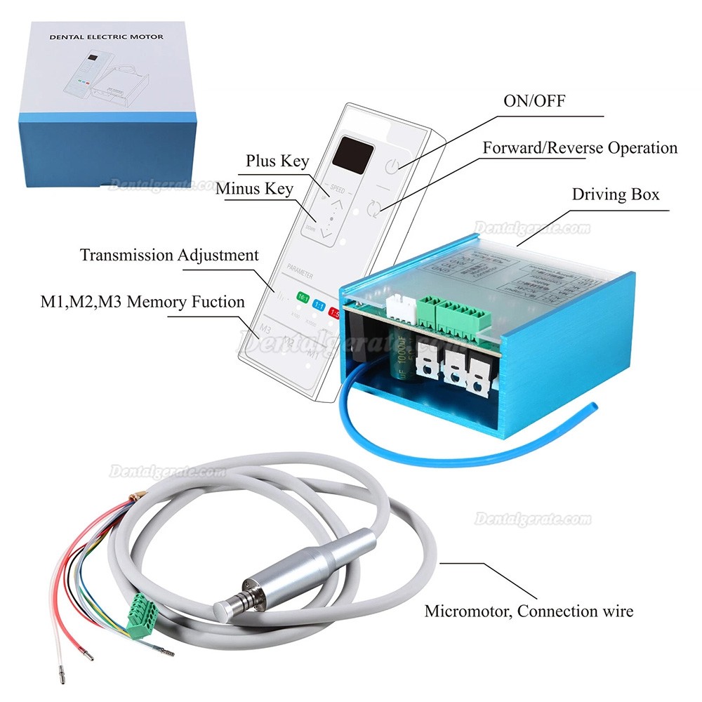 Eingebauter Elektrischer Mikromotor Zahnmedizin mit LED f&uuml;r Zahnarztst&uuml;hle